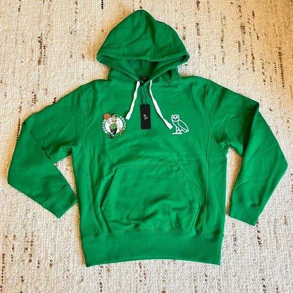 NEW OVO Boston Celtics Hoodie October’s Very Own Drake Jersey Tatum Nike - Picture 2 of 14